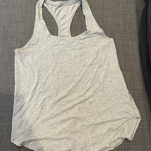 Lululemon Yogi Racer Back III Scoop Neck Grey. - Picture 4 of 6